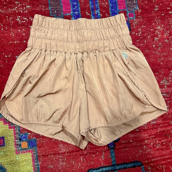 FREE PEOPLE “The Way Home” dark peach shorts sz M - Picture 1 of 7